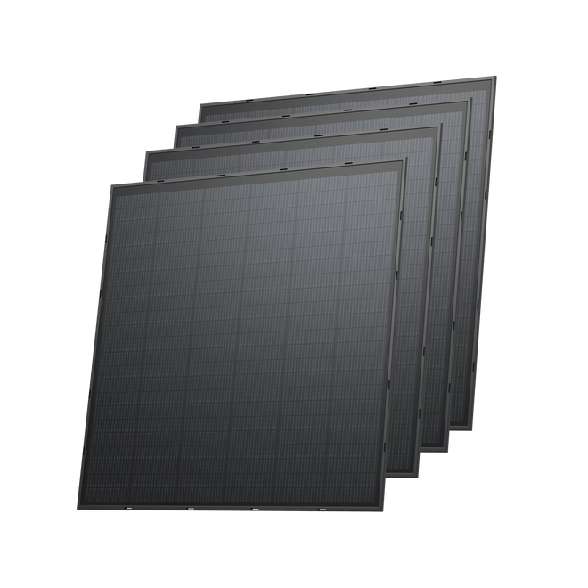 EcoFlow 250 W Starres Solarpanel (4 Stück)