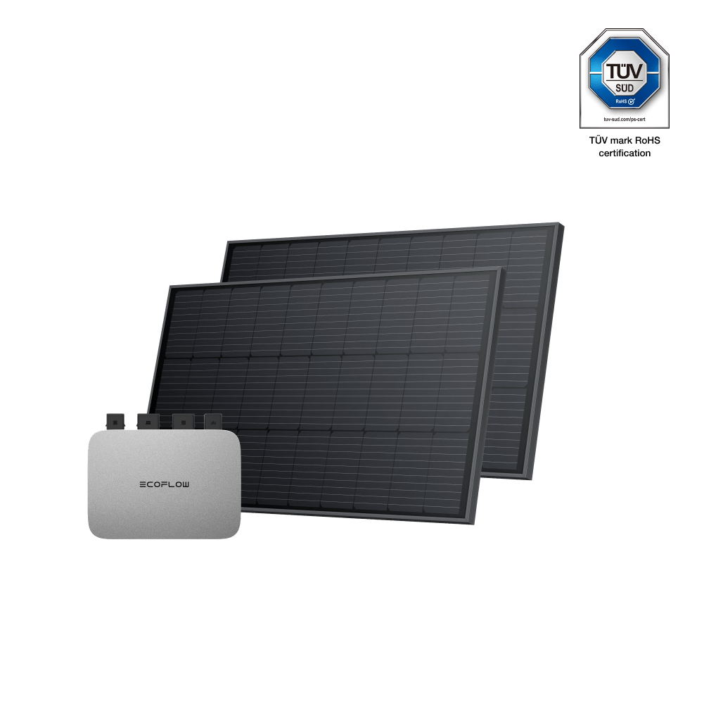 EcoFlow 400W Starres Solarpanel (2 Stück)