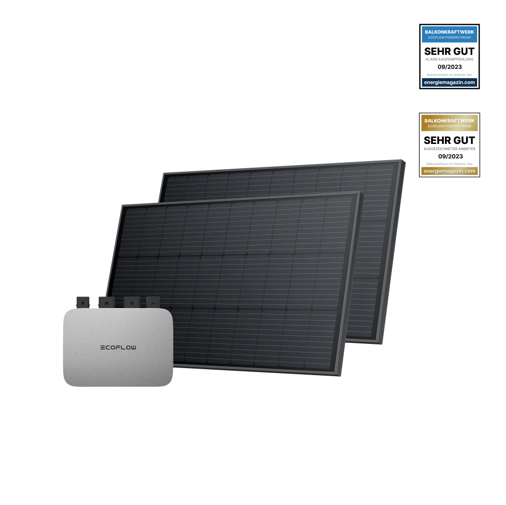 EcoFlow 400W Starres Solarpanel (2 Stück)