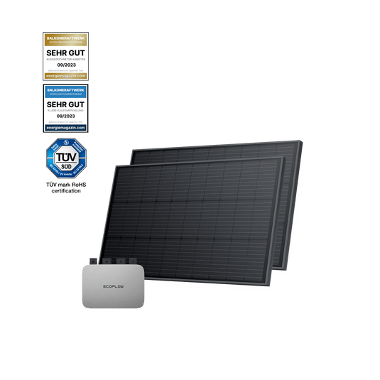 EcoFlow 400W Starres Solarpanel (2 Stück) (Empfohlenes Zubehör)