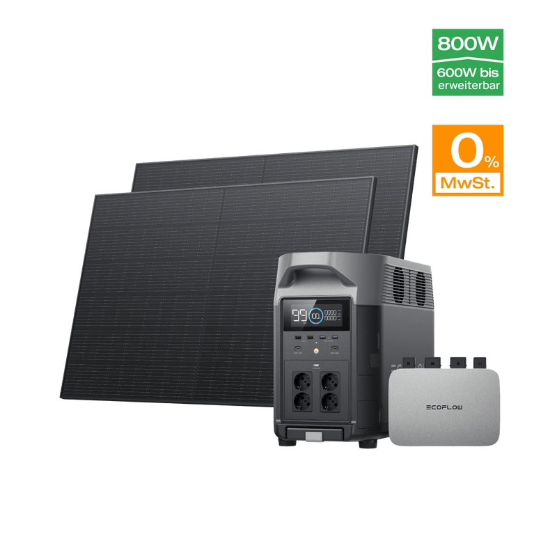 Laden Sie das Bild in Galerie -Viewer, {EcoFlow 400W Starres Solarpanel (2 Stück) (Empfohlenes Zubehör) 0% MwSt. (Nur Deutschland) / DELTA Pro + 2x 400W Starre Solarpanele + Power Stream 600 W
