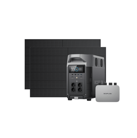 EcoFlow 400W Starres Solarpanel (2 Stück) (Empfohlenes Zubehör)