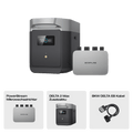 Laden Sie das Bild in Galerie -Viewer, {EcoFlow DELTA 2 Max Intelligenter Zusatzabatterie DELTA 2 Max Zusatzbatterie + PowerStream 600W (mit Batteriekabel)
