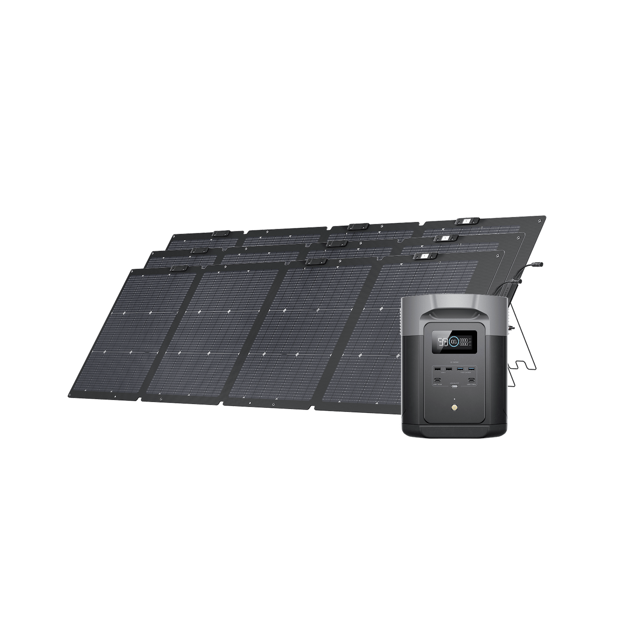 EcoFlow DELTA 2 Max Solargenerator (PV220W) 3*220W + DELTA 2 Max
