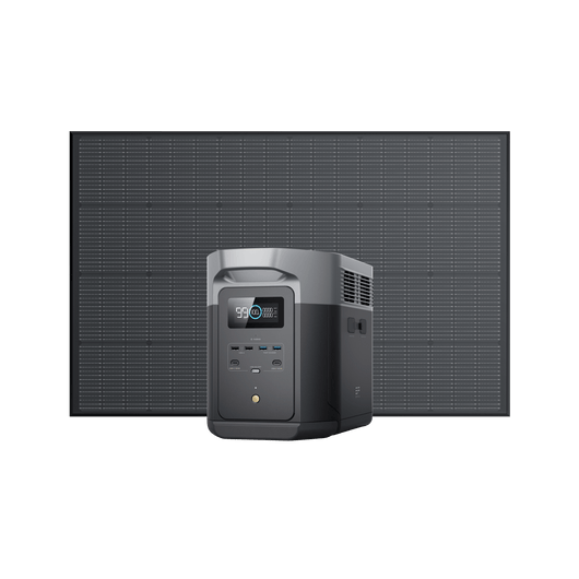 EcoFlow DELTA 2 Max Tragbare Powerstation DELTA 2 Max + 175 W Starres Solarpanel