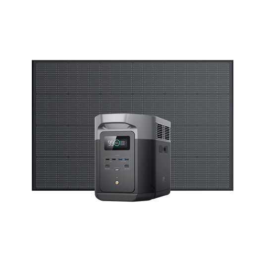 EcoFlow DELTA 2 Max Tragbare Powerstation DELTA 2 Max + 175 W Starres Solarpanel