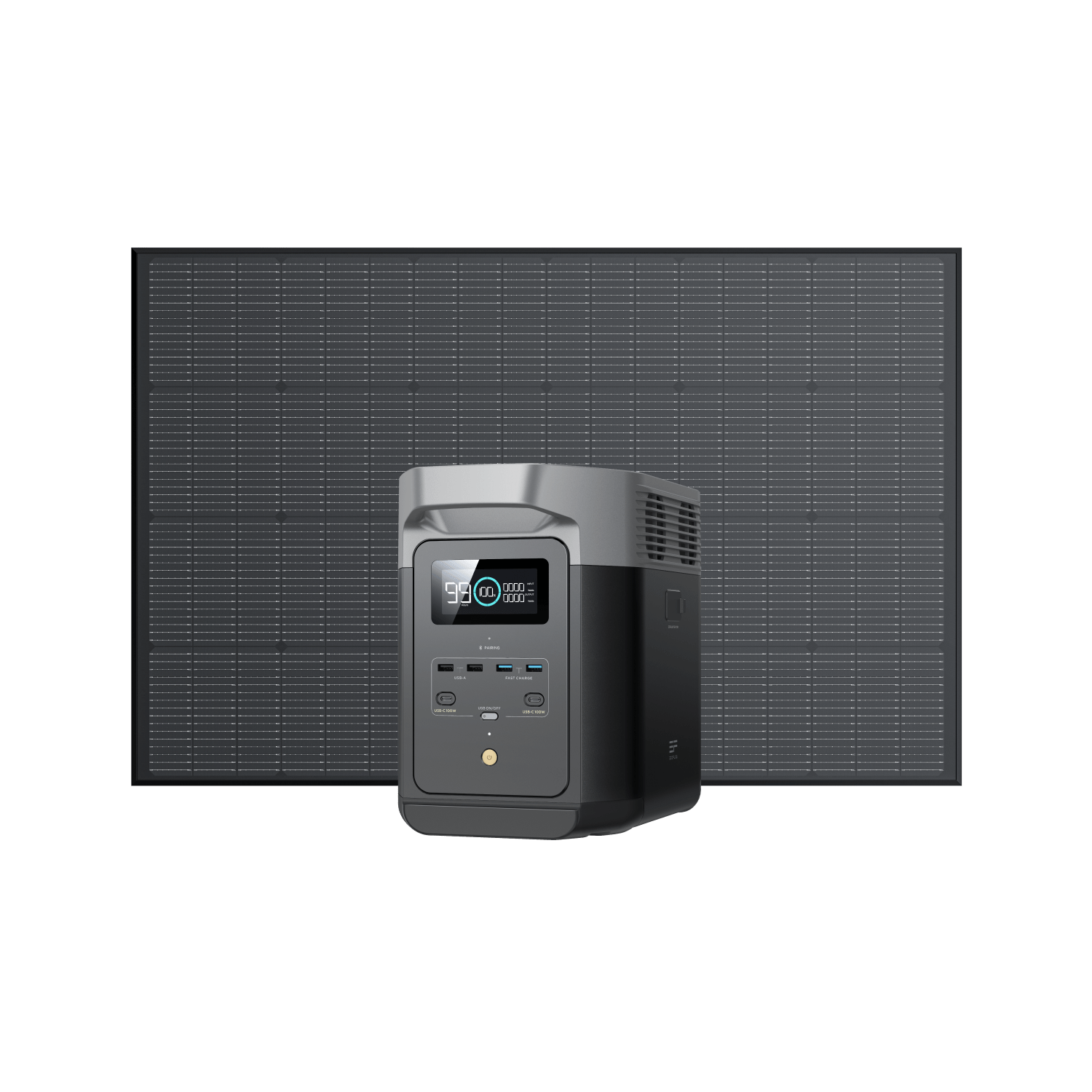 EcoFlow DELTA 2 Tragbare Powerstation DELTA 2 + 175 W Starres Solarpanel