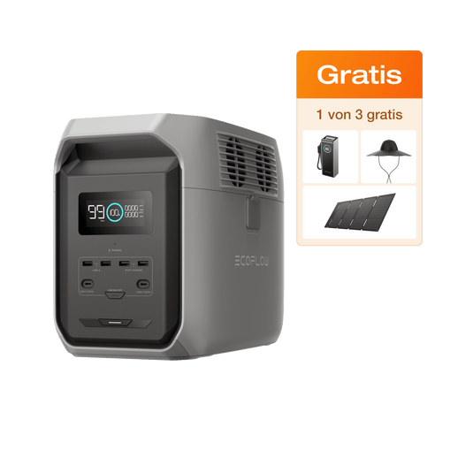 EcoFlow DELTA 3 1500 Tragbare Powerstation