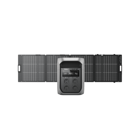 EcoFlow DELTA 3 Max Serie Solargenerator (PV220 W) DELTA 3 Max Plus / 1*NextGen 220 W Tragbares Bifaziales Solarpanel