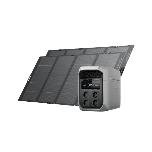 EcoFlow DELTA 3 Max Serie Solargenerator (PV400 W) DELTA 3 Max Plus / 2*400 W Leichtes Tragbares Solarpanel