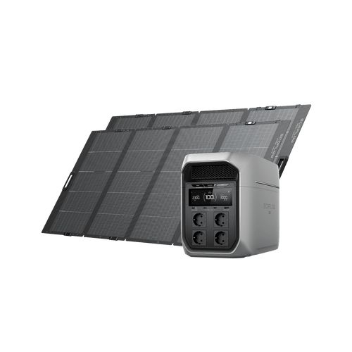 Panneaux Solaires EcoFlow RVMax 130W (Lot De 2) – Pour Camping-car, Van, Toit – Économie De Carburant