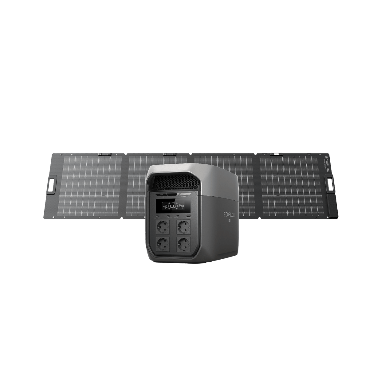 EcoFlow DELTA 3 Max Serie Tragbare Powerstation DELTA 3 Max / NextGen 220 W Tragbares Bifaziales Solarpanel