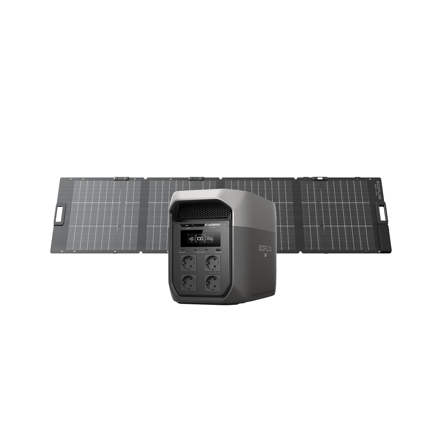 DELTA 3 Max + 220 W bifaziales Solarpanel