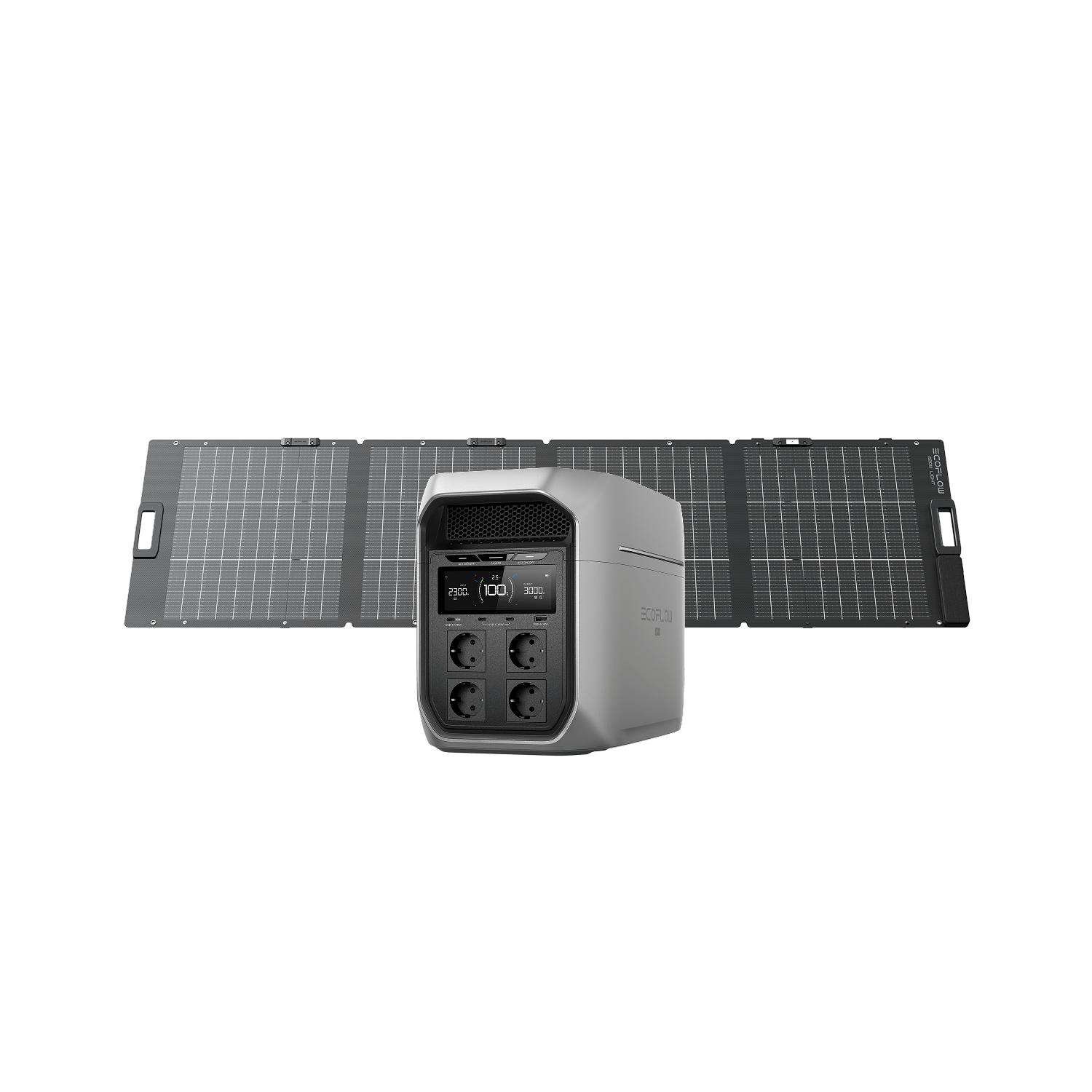 DELTA 3 Max Plus  + 220 W bifaziales Solarpanel