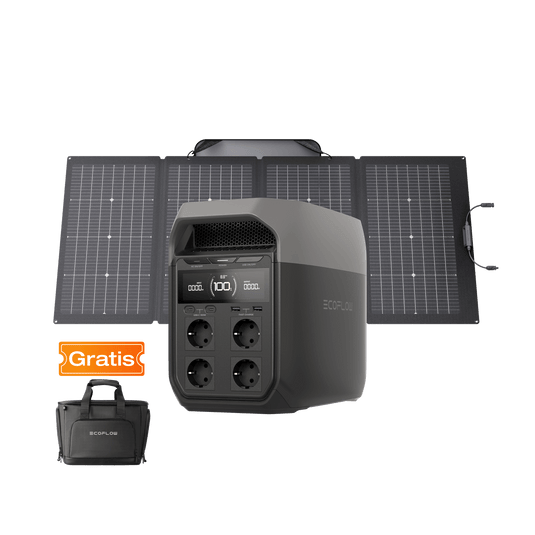 EcoFlow DELTA 3 Serie Solargenerator (PV220 W) DELTA 3 / 1x 220 W Tragbares Solarpanel