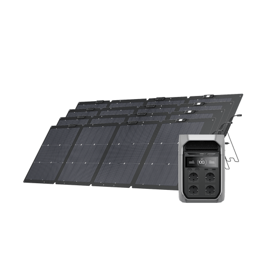 EcoFlow DELTA 3 Serie Solargenerator (PV220 W) DELTA 3 Plus / 4x 220 W Tragbares Solarpanel