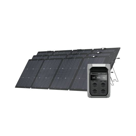 EcoFlow DELTA 3 Serie Solargenerator (PV220 W) DELTA 3 Plus / 3x 220 W Tragbares Solarpanel