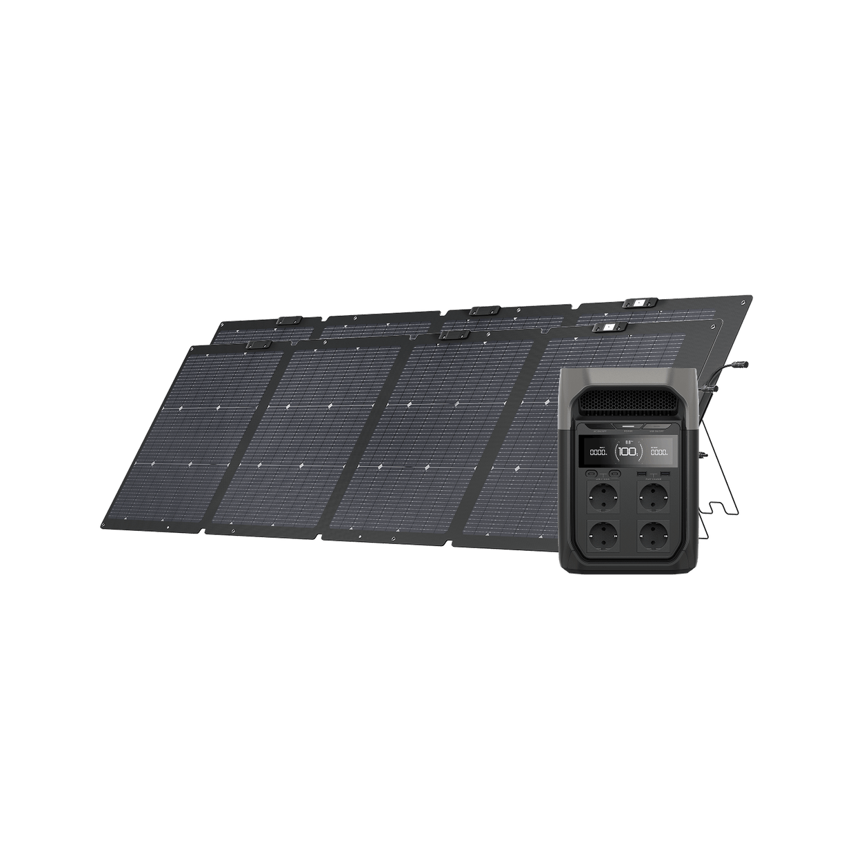 EcoFlow DELTA 3 Serie Solargenerator (PV220 W) DELTA 3 / 2x 220 W Tragbares Solarpanel