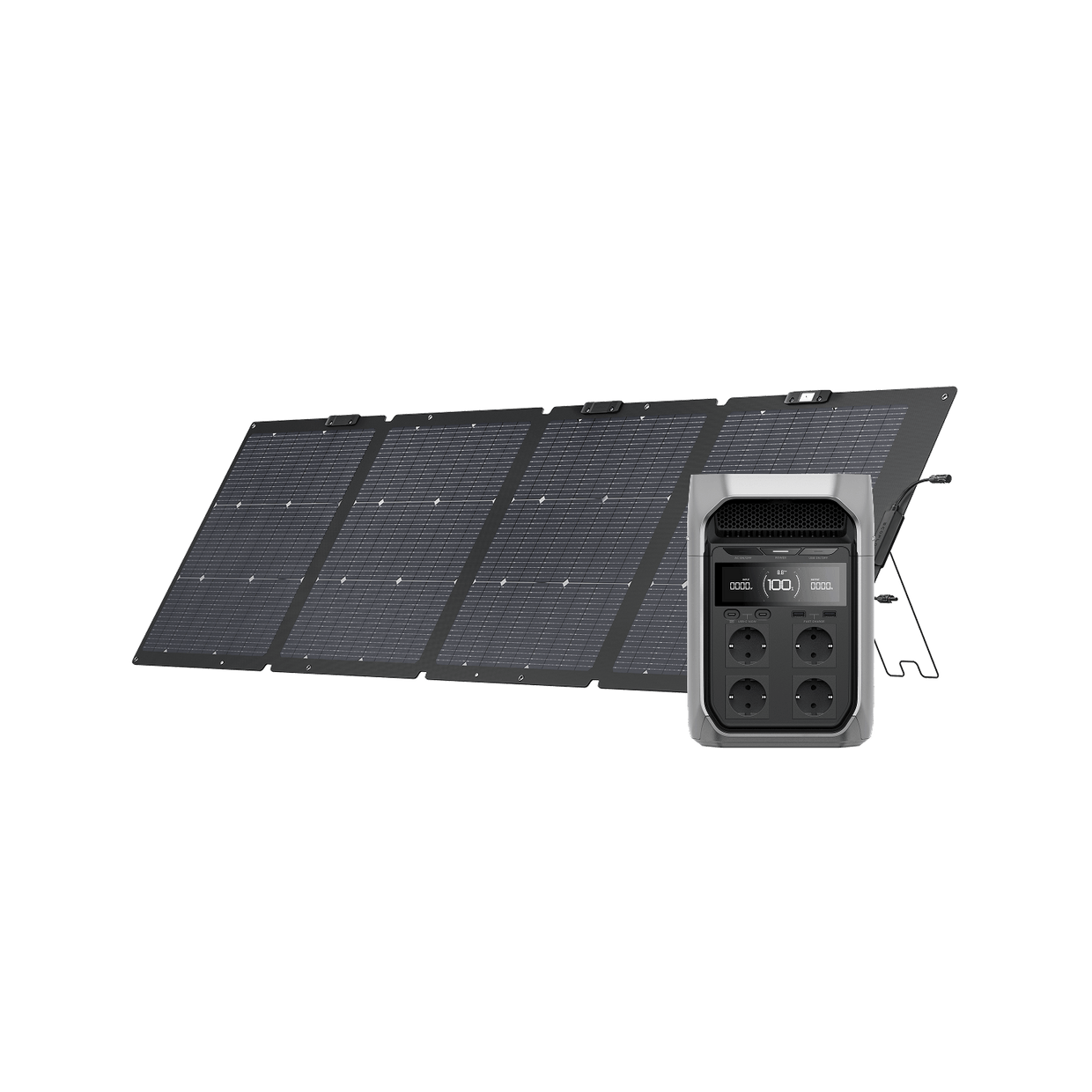 EcoFlow DELTA 3 Serie Solargenerator (PV220 W) DELTA 3 Plus / 1x 220 W Tragbares Solarpanel