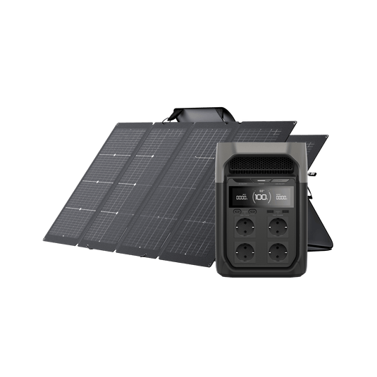 EcoFlow DELTA 3 Serie Solargenerator (PV220 W) DELTA 3 / 2x 220 W Tragbares Solarpanel