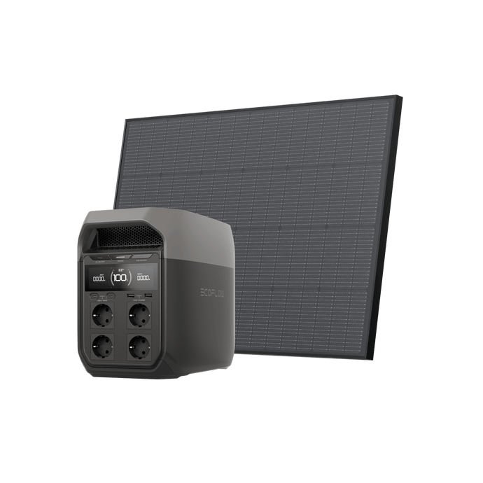 EcoFlow DELTA 3 Series Solar Generator (Rigid PV175W) DELTA 3 + 175W RSP / 1*175W Rigid Solar Panel