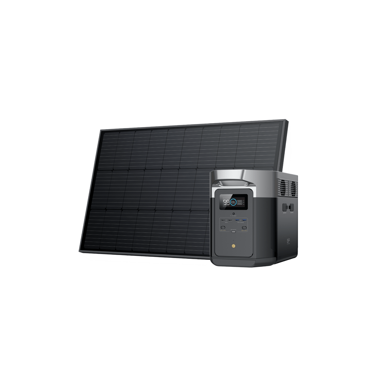 EcoFlow DELTA Max Solargenerator (Starrer PV100W)