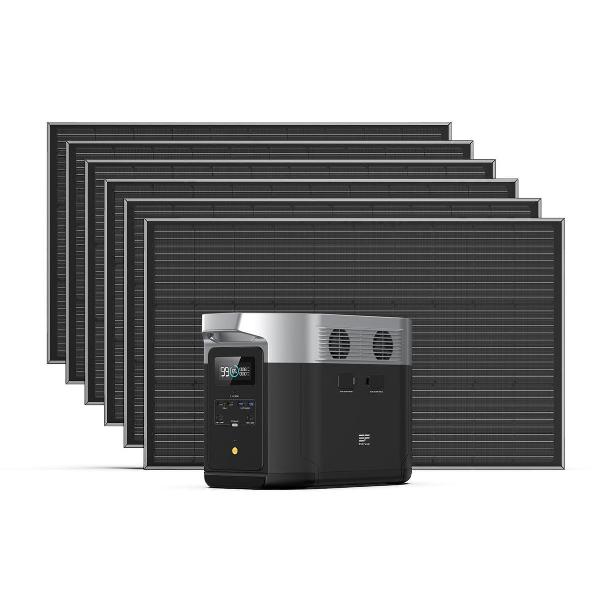 EcoFlow DELTA Max Solargenerator (Starrer PV100W) DELTA Max 2000 / 6 / Ohne Zusatzakku