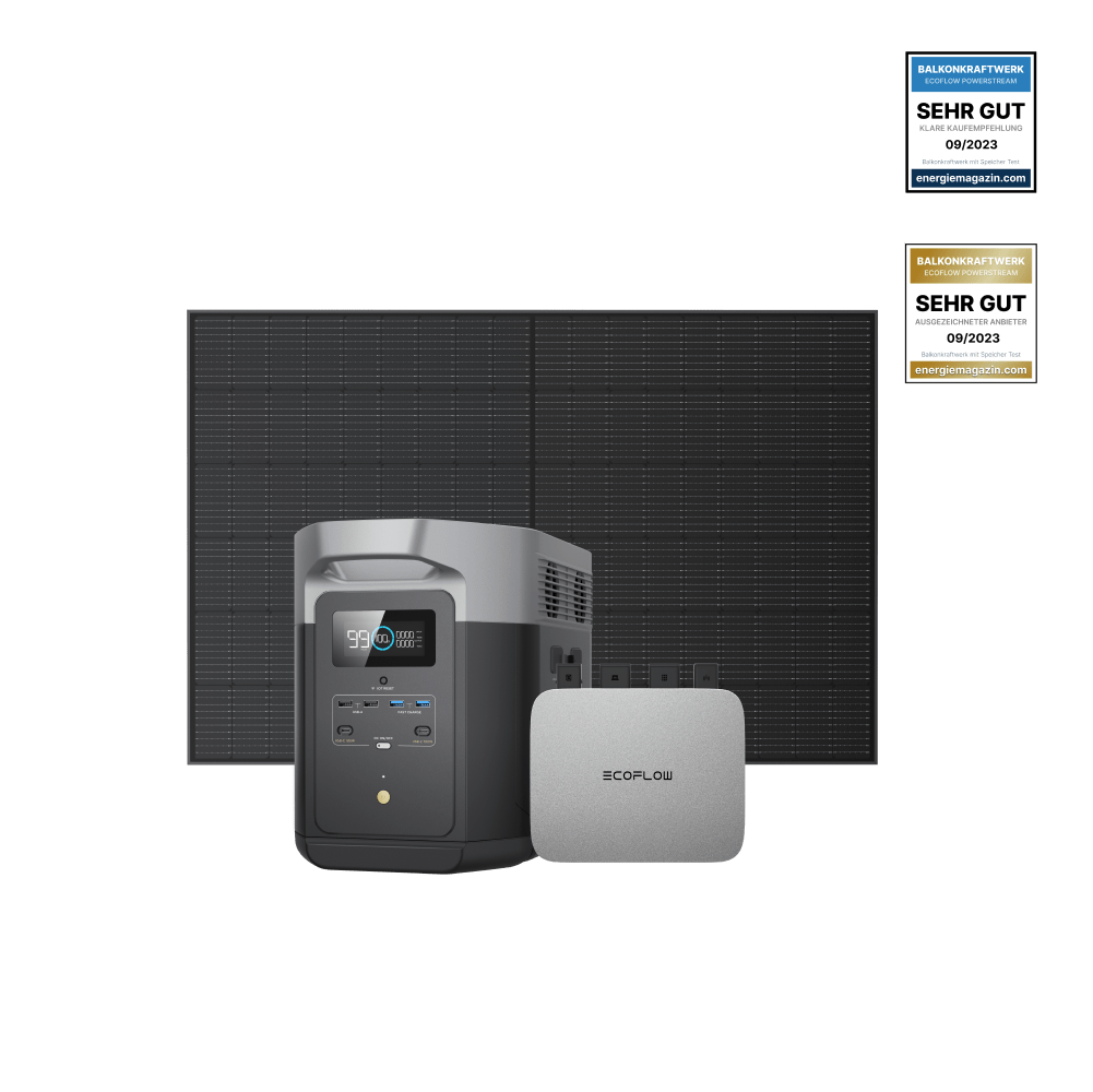 EcoFlow DELTA Max Solargenerator (Starrer PV400W*2)