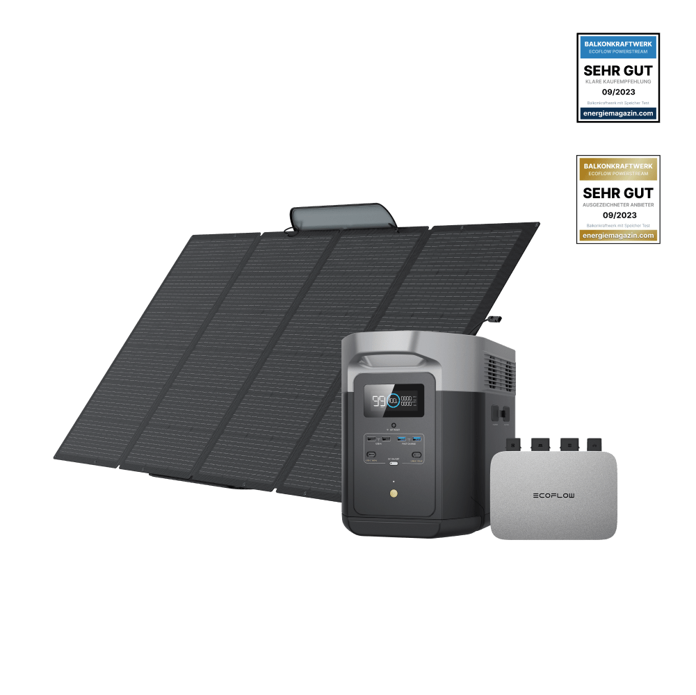 EcoFlow DELTA Max Solargenerator (Tragbarer PV400W)