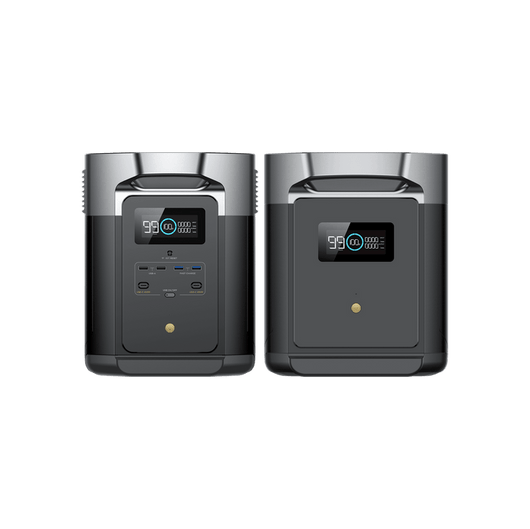 EcoFlow DELTA Max Tragbare Powerstation 1600 + Intelligenter Zusatzakku