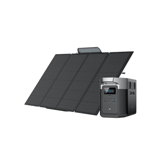 EcoFlow DELTA Max Tragbare Powerstation (Generalüberholt) DELTA Max 2000 Solargenerator (Tragbarer PV400W) (Generalüberholt) (Mitgliederpreis)