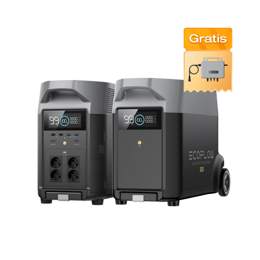 EcoFlow DELTA Pro 0 % MwSt. (Nur Österreich) DELTA Pro + Zusatzbatterie + Gratis STREAM Mikro-Wechselrichter