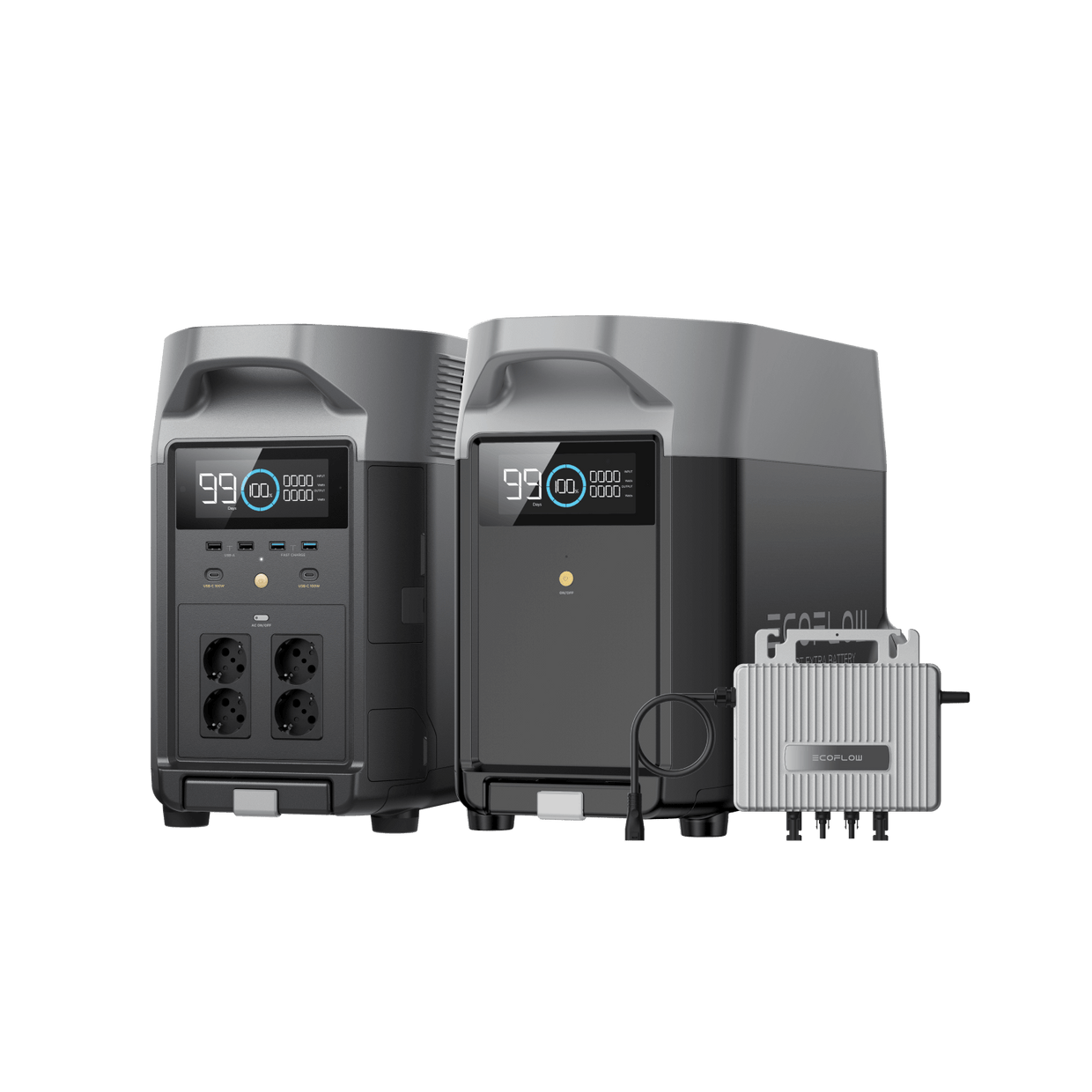 EcoFlow DELTA Pro 0 % MwSt. (Nur Deutschland) DELTA Pro + Zusatzbatterie + Gratis STREAM Mikro-Wechselrichter