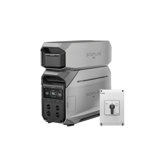 EcoFlow DELTA Pro 3 Heimbatteriesystem DELTA Pro 3 + Manueller Umschalter / DELTA Pro 3 Intelligente Zusatzbatterie / Inkl. MwSt.