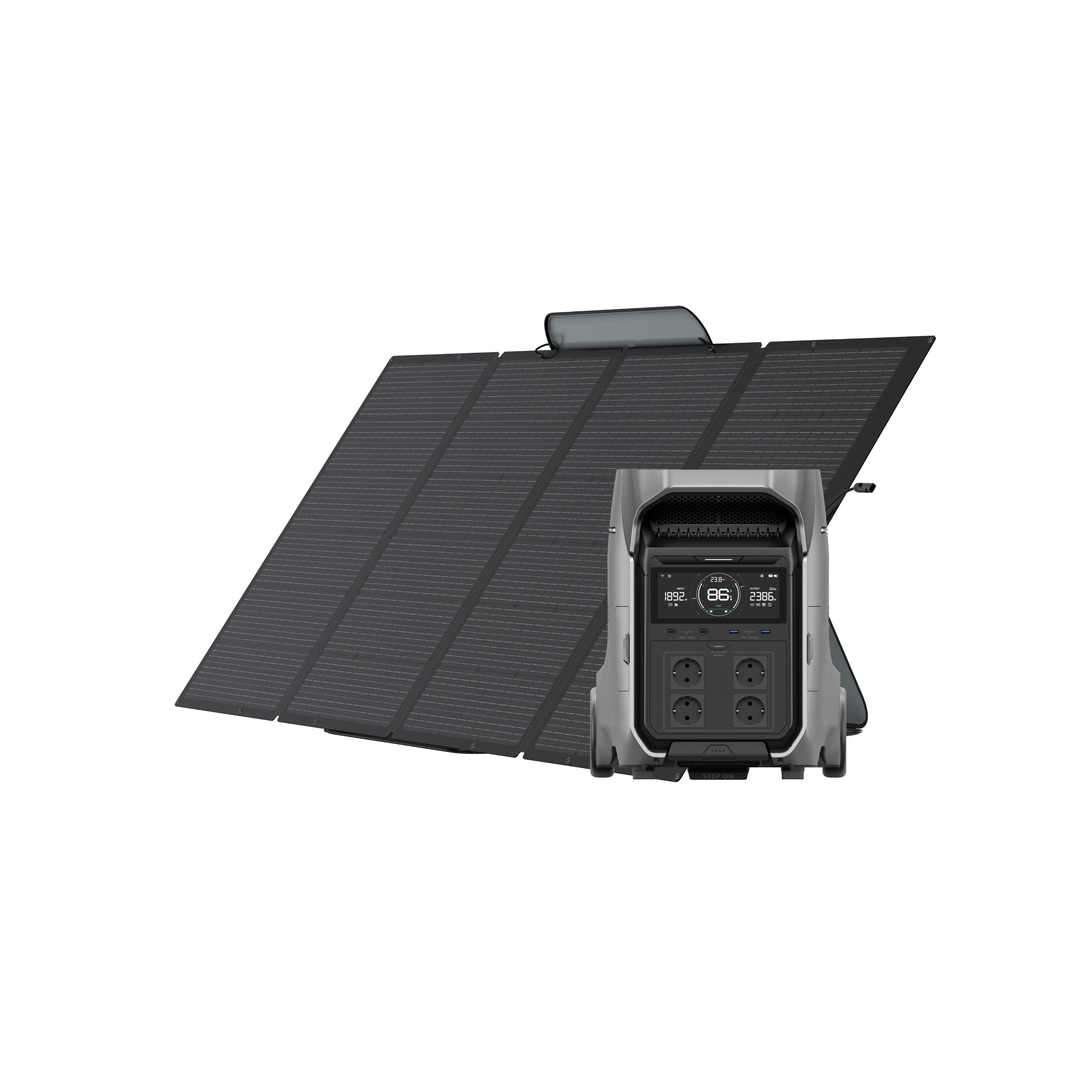 EcoFlow DELTA Pro 3 Solargenerator (Tragbar PV400W)