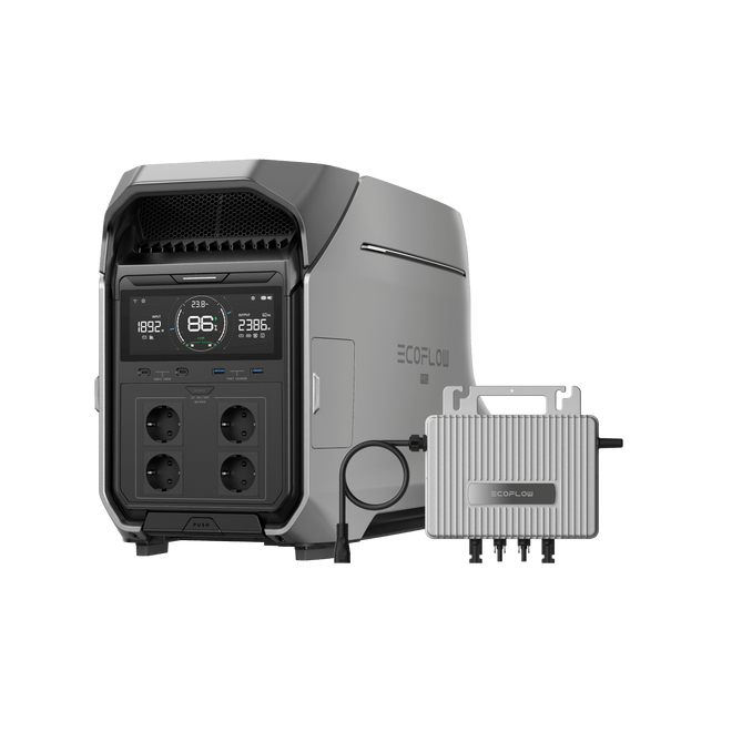 EcoFlow DELTA Pro 3 Tragbare Powerstation 0 % MwSt. (Nur Deutschland) DELTA Pro 3 + STREAM Mikro-Wechselrichter