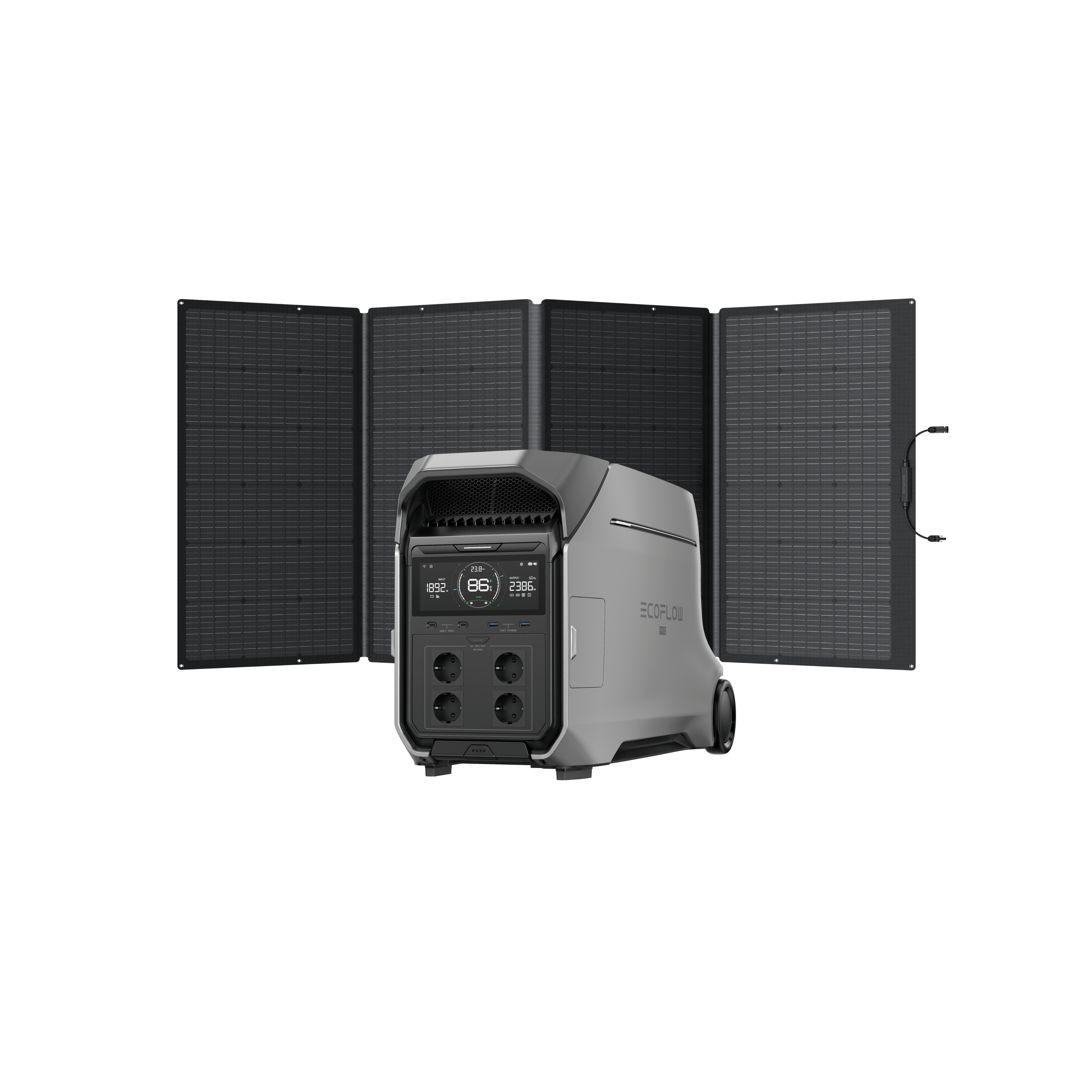 EcoFlow DELTA Pro 3 Tragbare Powerstation DELTA Pro 3 + 400 W Tragbares Solarpanel