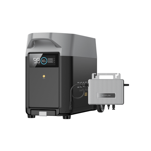 EcoFlow DELTA Pro Intelligenter Zusatzabatterie 0% MwSt. (Nur Deutschland) DELTA Pro Zusatzabatterie + STREAM Mikro-Wechselrichter 800W