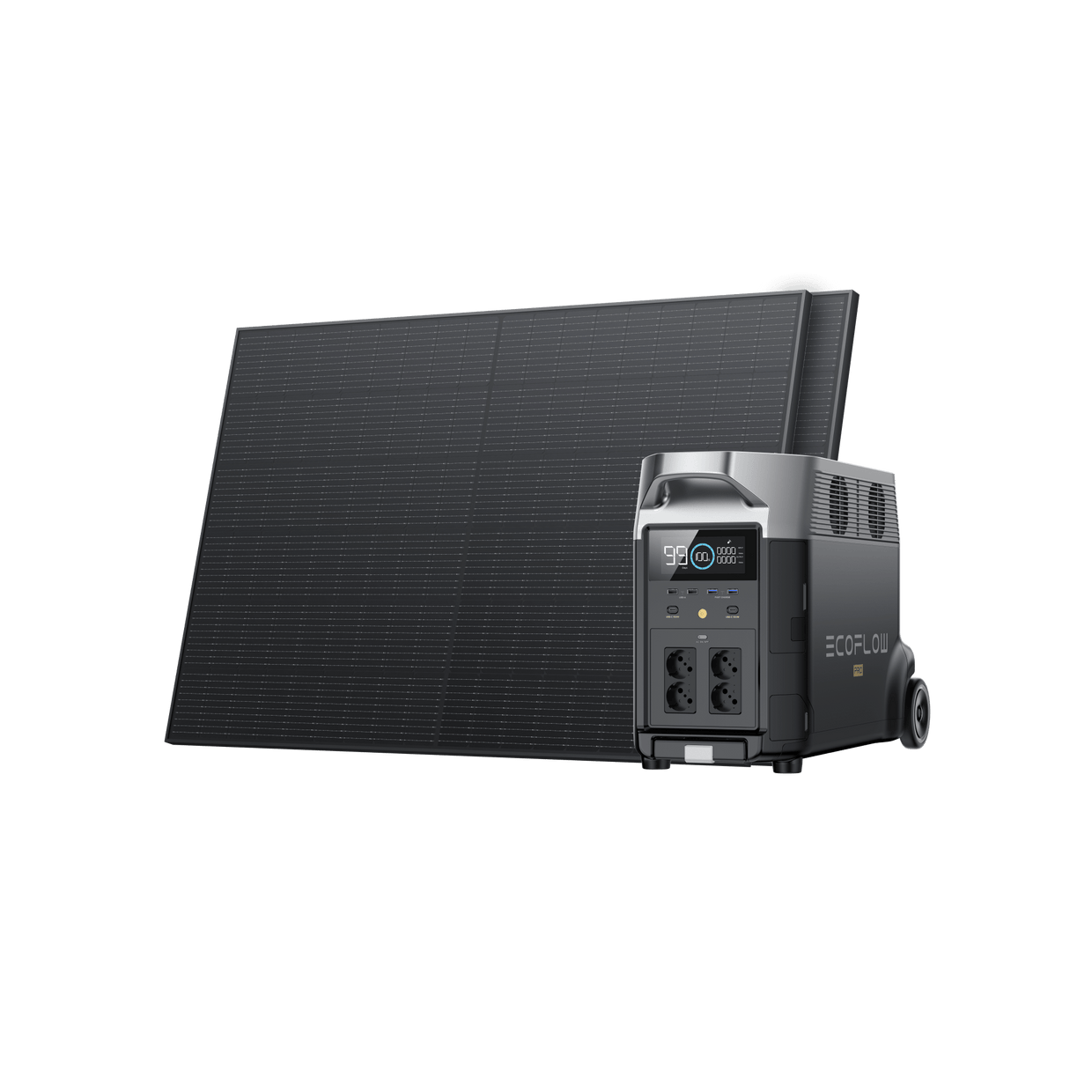 EcoFlow DELTA Pro Solargenerator (Starrer PV400W) DELTA Pro + 2 x 400W Starres Solarpanel / Nein / Inkl. Mwst.