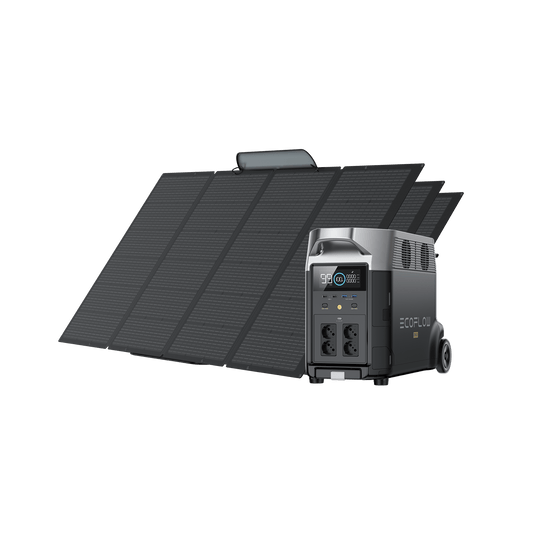 EcoFlow DELTA Pro Solargenerator (Tragbar PV400W) DELTA Pro / 3 x 400W Tragbares Solarpanel / Inkl. MwSt.