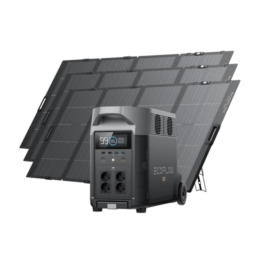 EcoFlow DELTA Pro Solargenerator (Tragbar PV400W) DELTA Pro / 3 x 400W Tragbares Solarpanel / Inkl. MwSt.