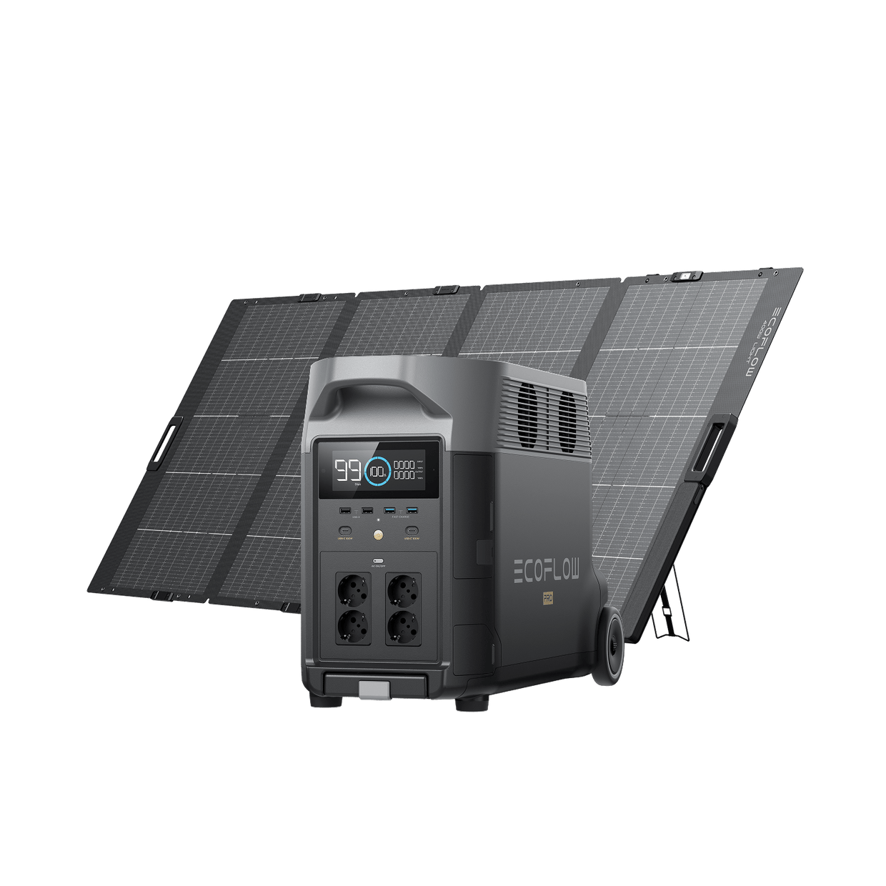 EcoFlow DELTA Pro Solargenerator (Tragbar PV400W) DELTA Pro / 1 x 400W Tragbares Solarpanel / Inkl. MwSt.