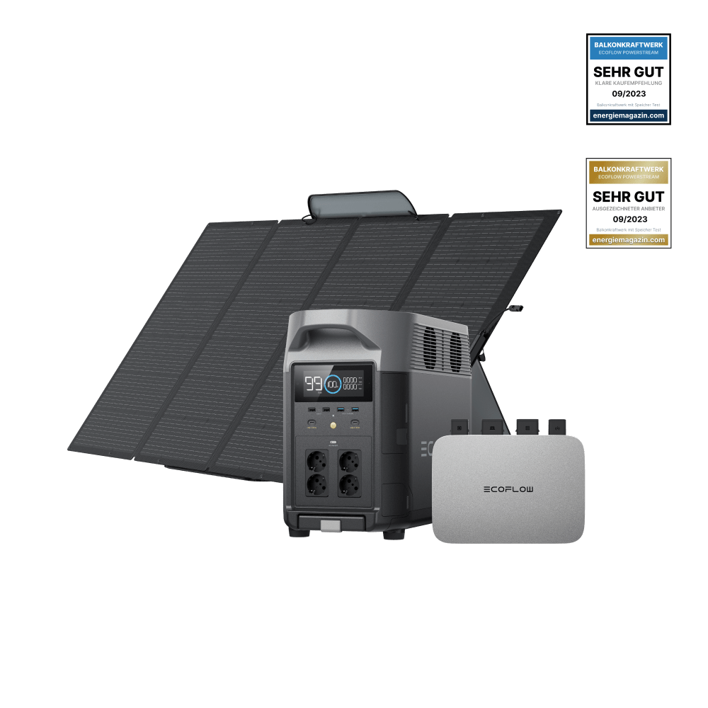 EcoFlow DELTA Pro Solargenerator (Tragbarer PV400W)