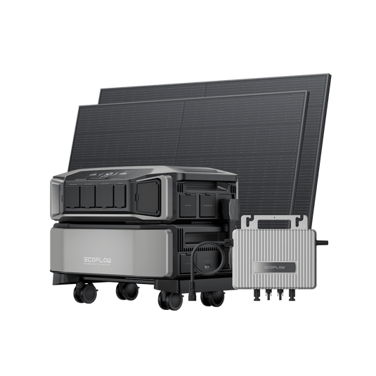 EcoFlow DELTA Pro Ultra Powerstation 0 % MwSt. (Nur Deutschland) DELTA Pro Ultra + 2 × 400 W Starres Solarpanel + Gratis STREAM Mikro-Wechselrichter 800 W + 4 × Gratis Montagefüße für Starre Solarpanels