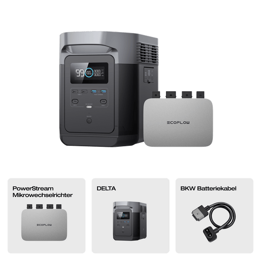 EcoFlow DELTA Tragbare Powerstation (Generalüberholt)
