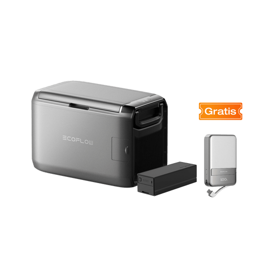 EcoFlow GLACIER Classic Tragbare Kühl-Gefrierbox 45 L / GLACIER Plug-In-Batterie