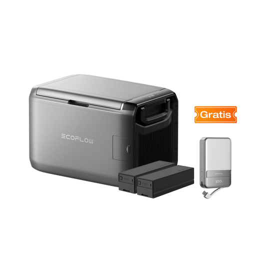 EcoFlow GLACIER Classic Tragbare Kühl-Gefrierbox 55 L / 2 x GLACIER Plug-In-Batterie