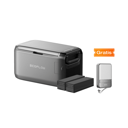 EcoFlow GLACIER Classic Tragbare Kühl-Gefrierbox 35 L / 2 x GLACIER Plug-In-Batterie