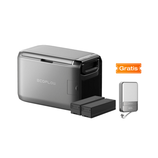 EcoFlow GLACIER Classic Tragbare Kühl-Gefrierbox 45 L / 2 x GLACIER Plug-In-Batterie
