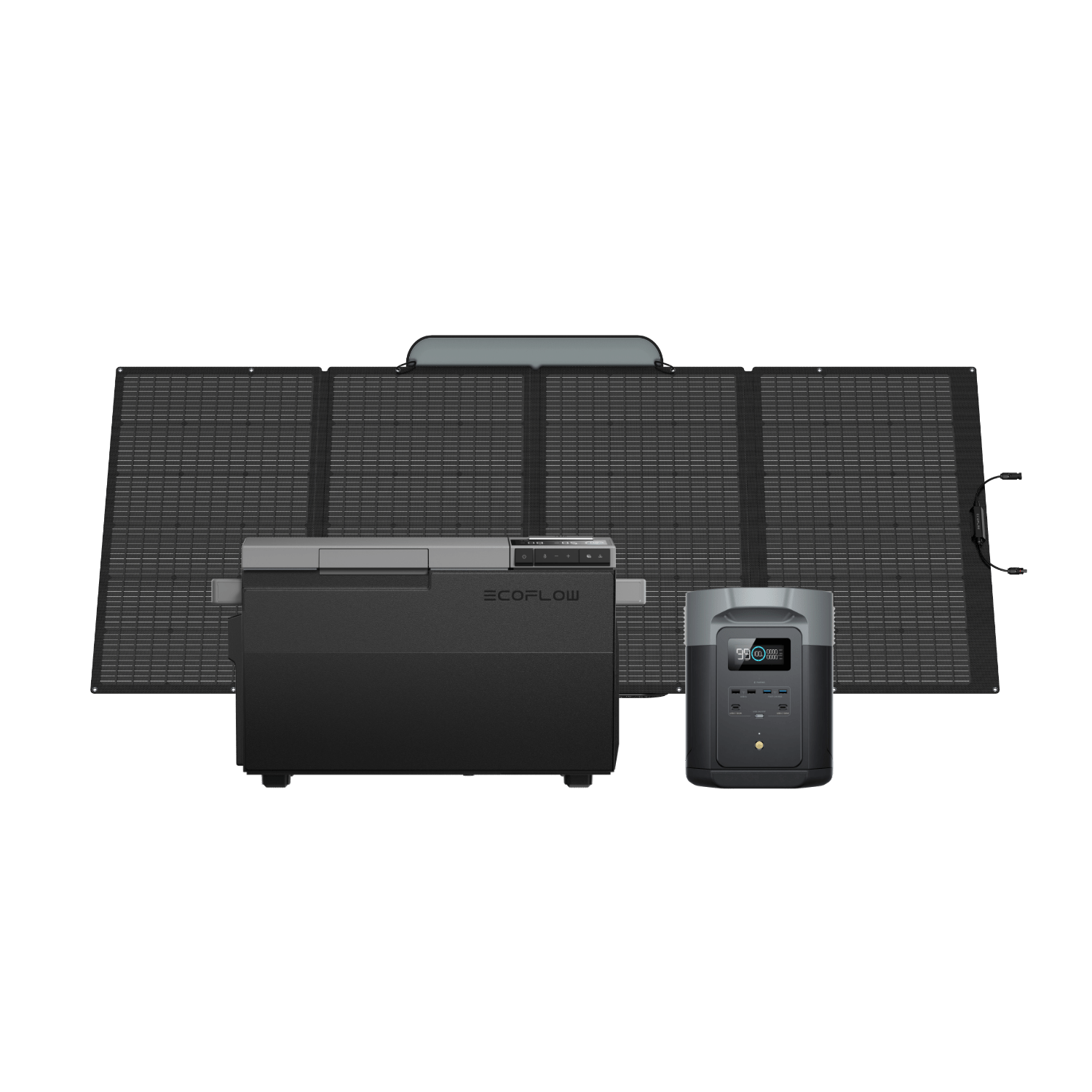 EcoFlow GLACIER + DELTA 2 Max + 400W Tragbares Solarpanel GLACIER + DELTA 2 Max + 400W Tragbares Solarpanel